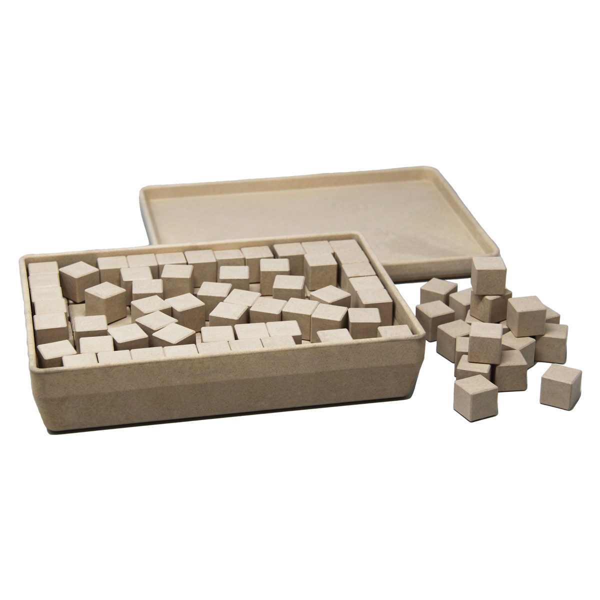 Wissner Würfel naturfarben 2 x 2 x 2 cm, 150 Stück 