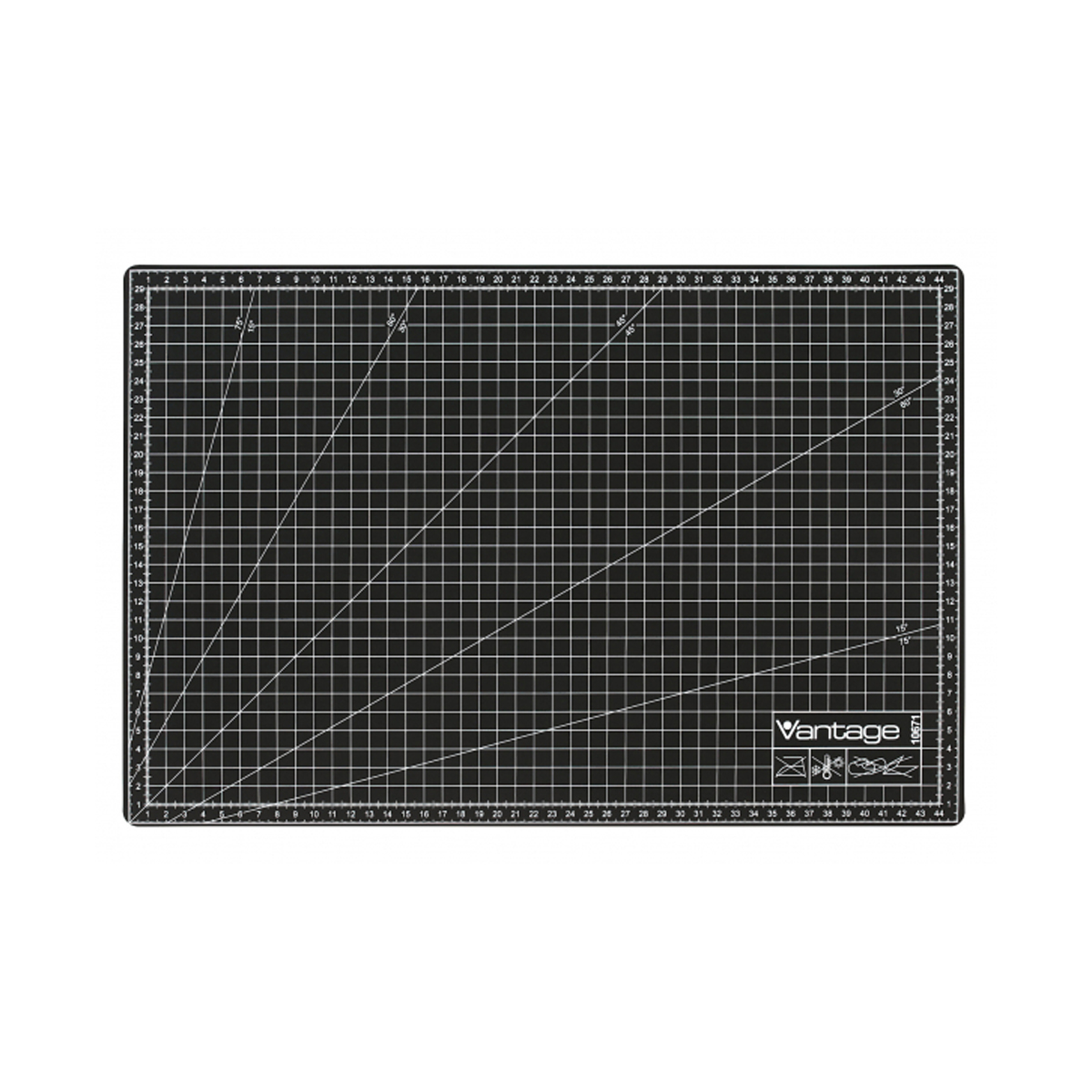 Dahle Schneidematte Vantage schwarz, 30 x 45 cm 