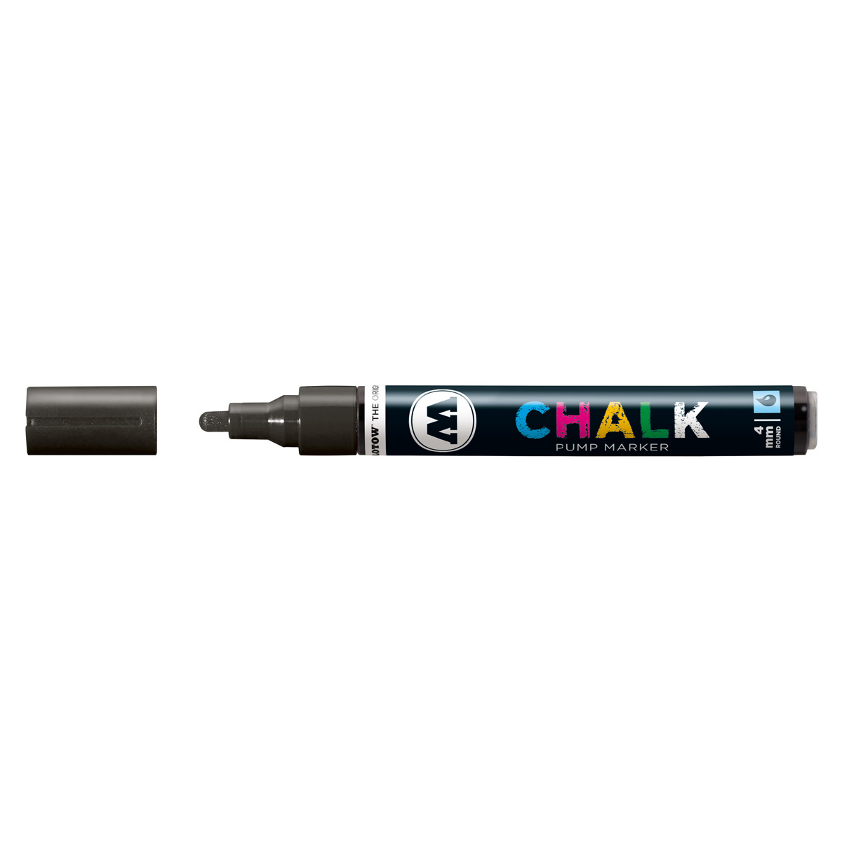 Molotow Kreidemarker CHALK 4 mm, Nr. 004, schwarz 