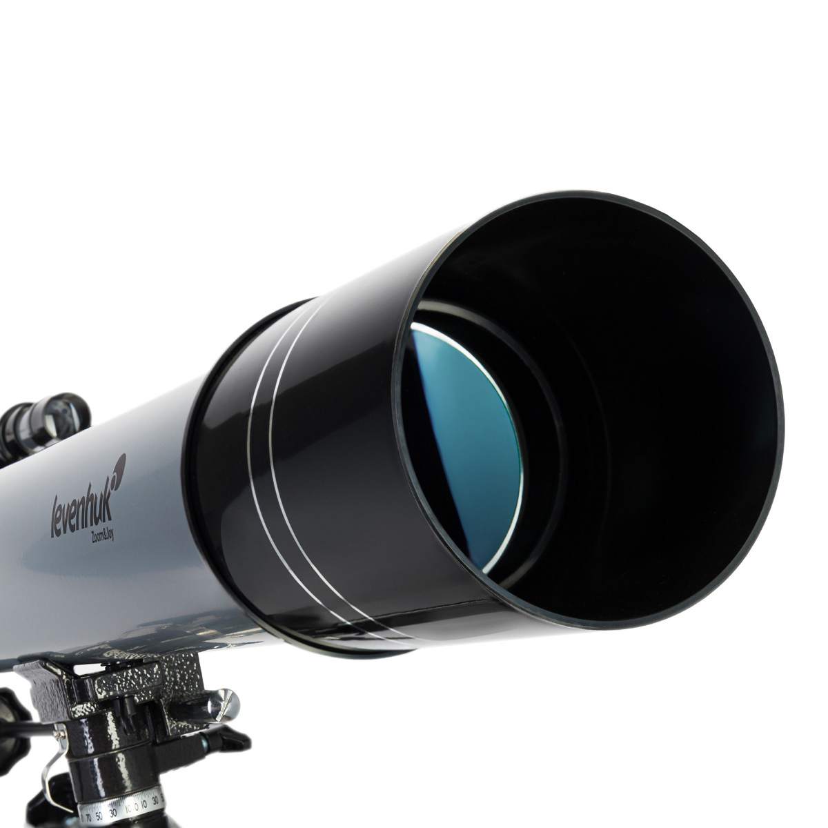 Levenhuk Blitz 80 PLUS Telescope 160x, Refraktor mit 900 mm Brennweite, f/11, äquatorial 