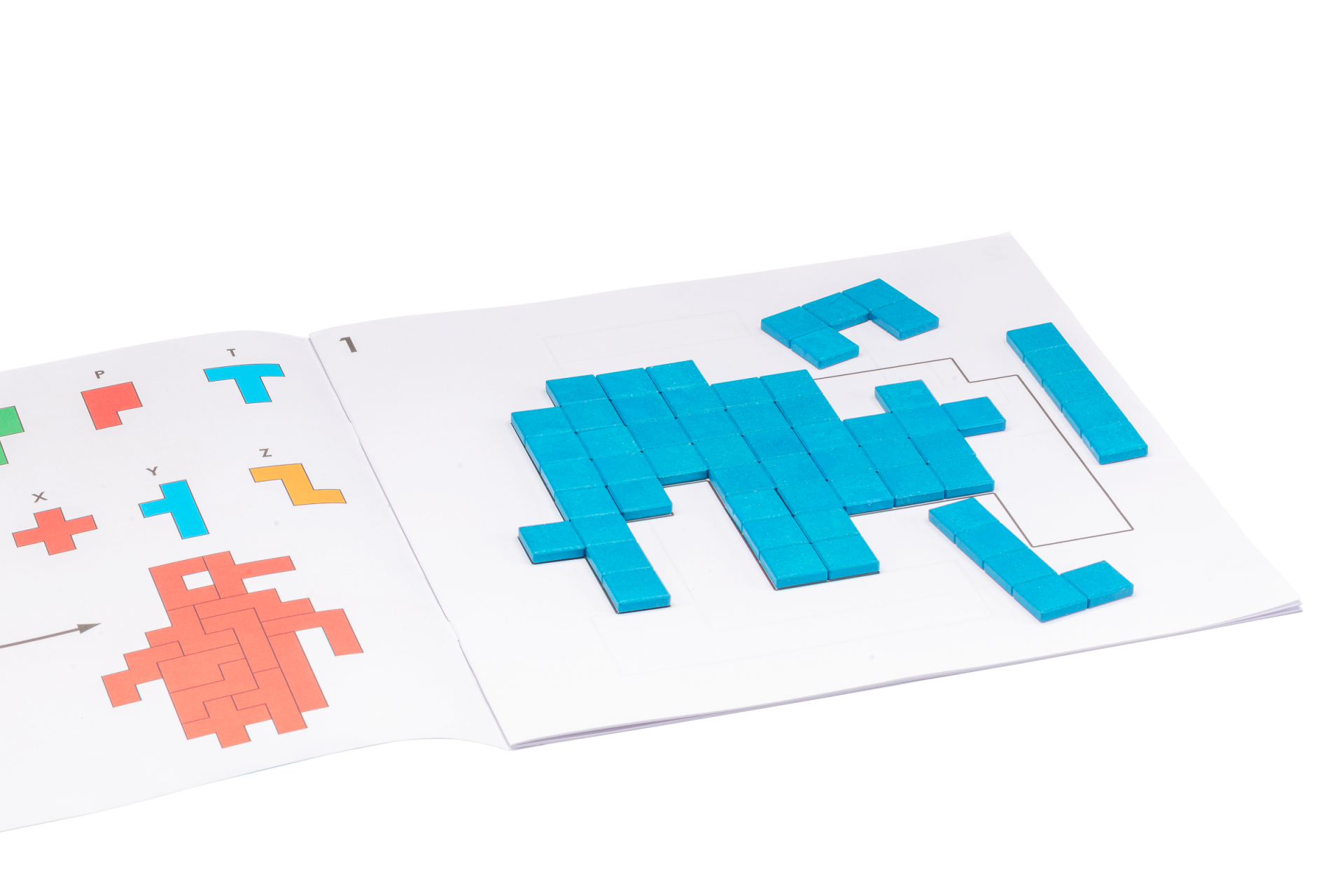 Wissner Vorlage für Quadratfünflinge Pentominos, 20 Stück 