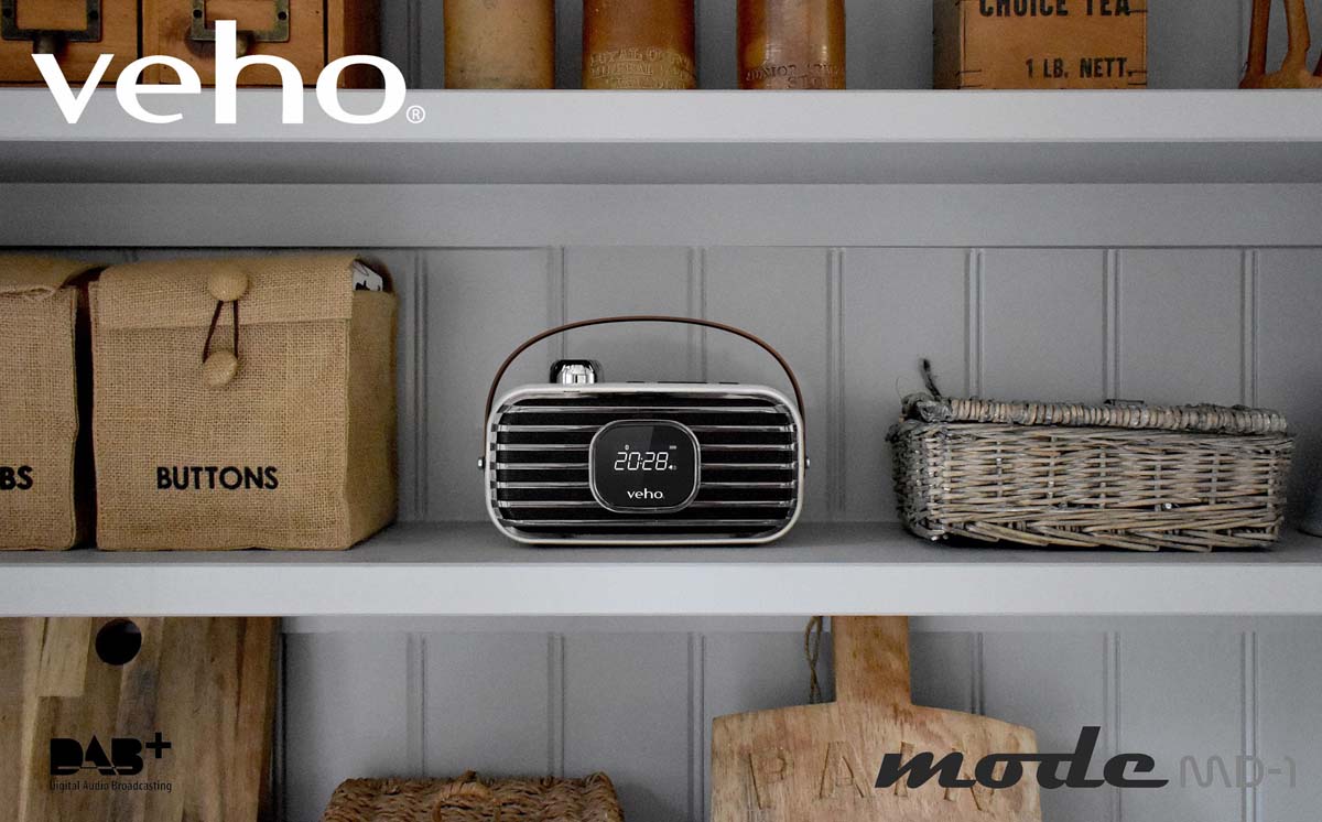 Veho VSS-230-MD1-C Retro Lautsprecher MD-1 mit DAB+ Radio und Bluetooth