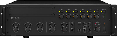 MONACOR PA-6600 6-Zonen-ELA-Mono-Mischverstärker