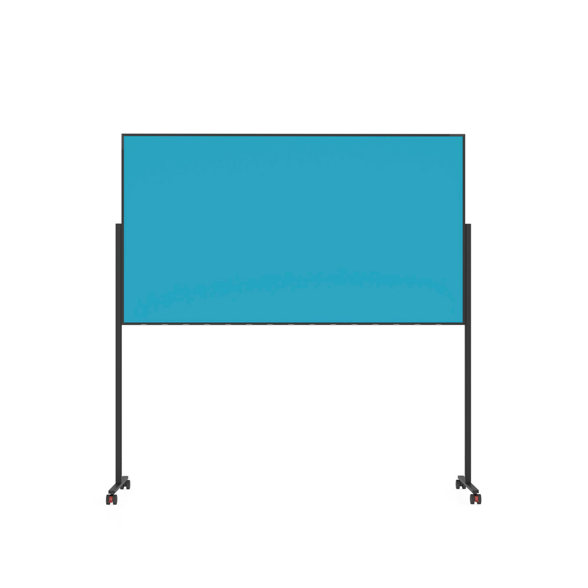 Magnetoplan 1181204 Design-Moderationstafeln VarioPin türkis 180 x 100cm, Rahmen schwarz