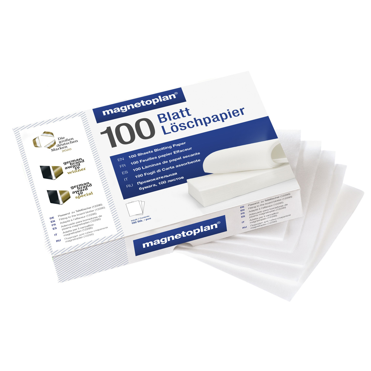 Magnetoplan 12296 Löschpapier 100 Blatt