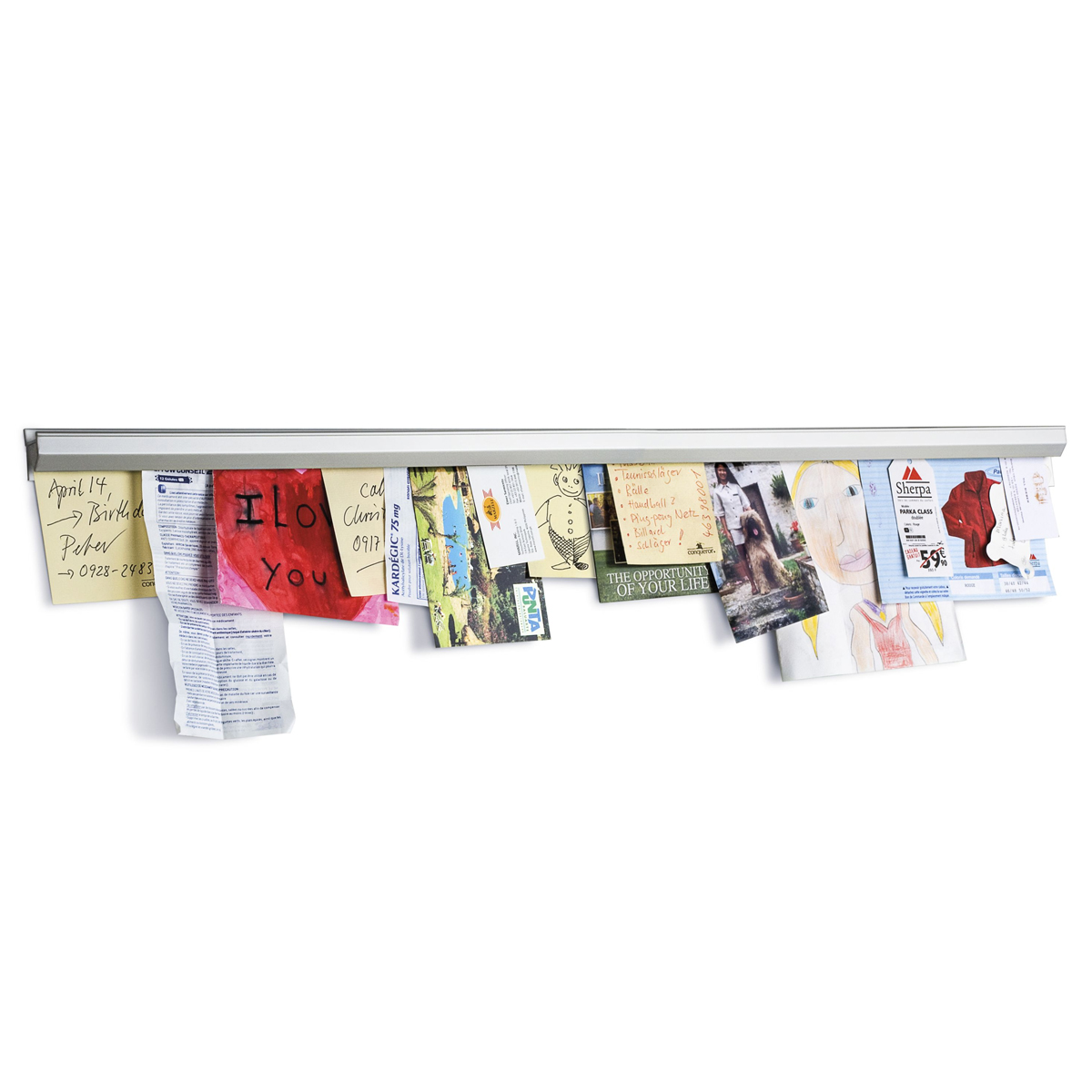 Magnetoplan 21009500 Catch-Ball Klemmschiene Aluminium, 50cm