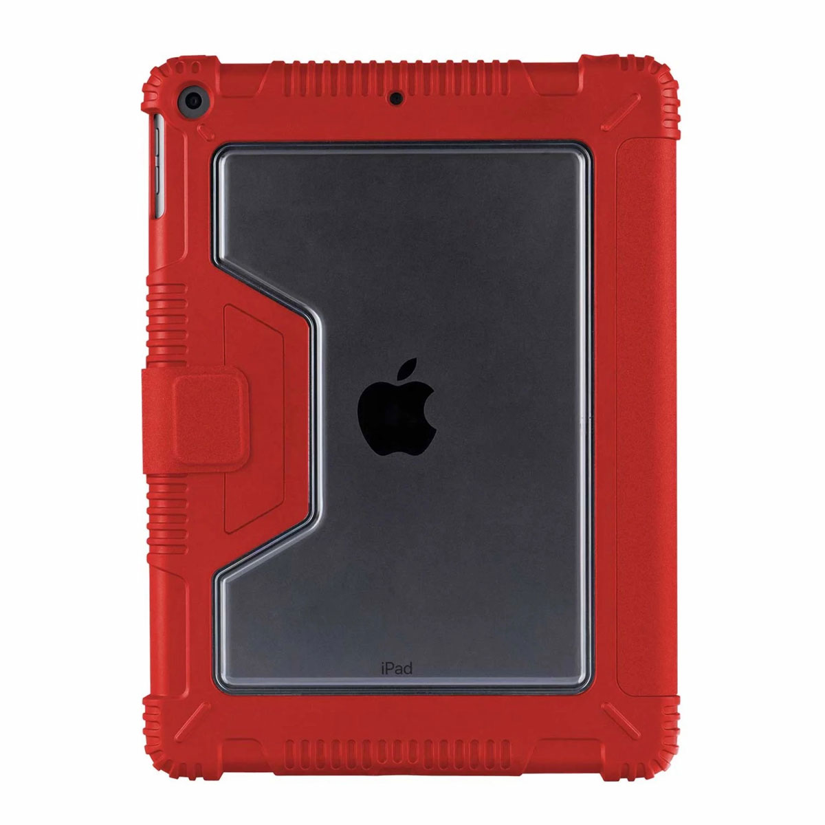 SHOCKGUARD View PEN iPad 10.2 Case in rot/transparent