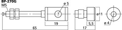 MONACOR BP-270G LS-Polklemmen-Paar