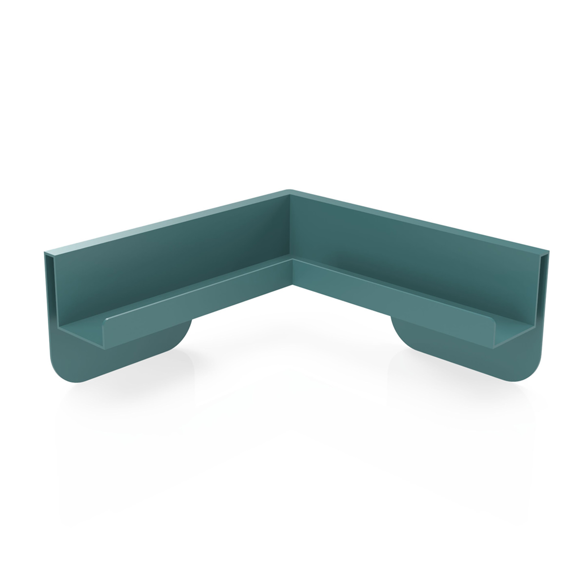 Magnetoplan 114665021 Eckablageschale für Infinity Wall, wasserblau