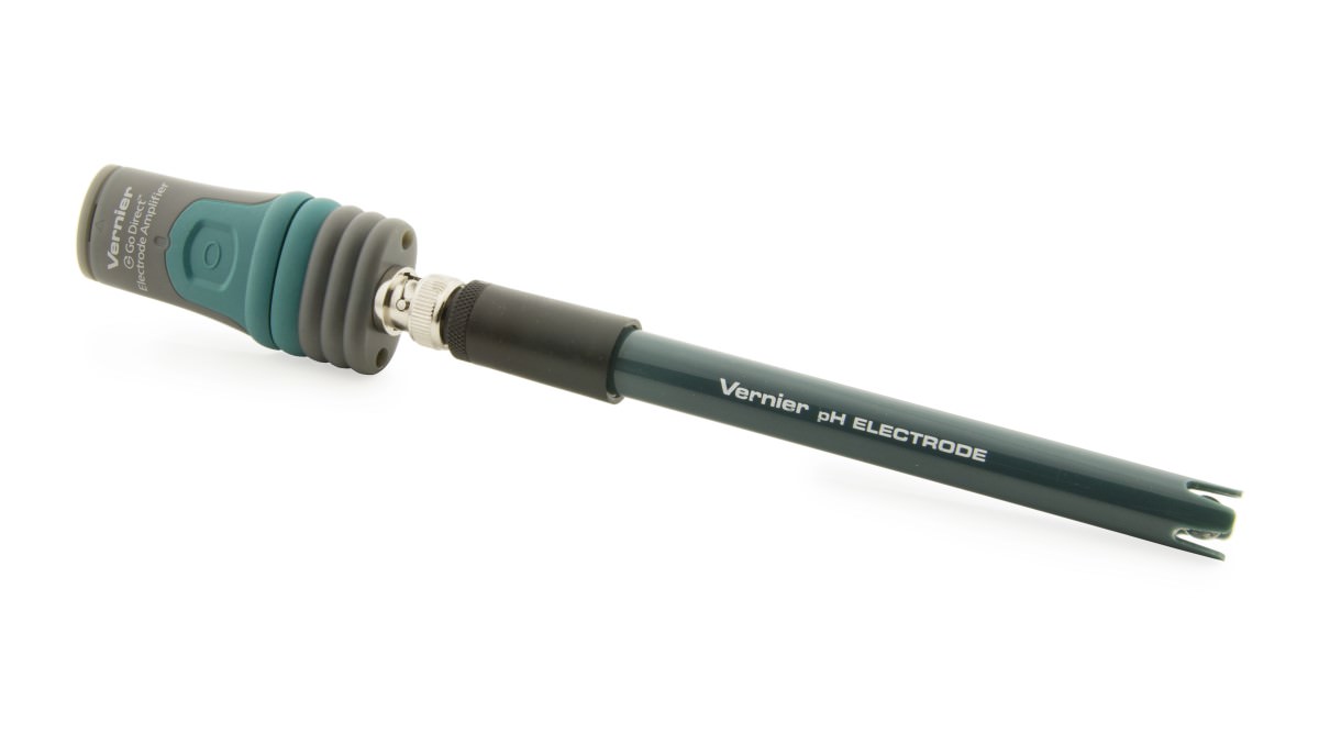 Vernier Go Direct® pH-Sensor (GDX-PH) Wireless/USB, Messbereich 0 - 14 pH 