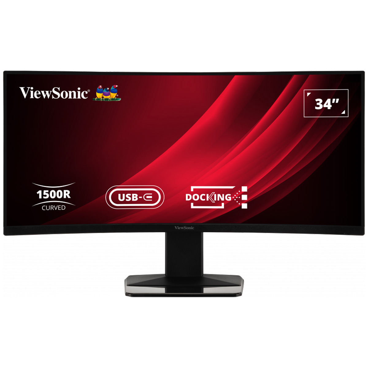 ViewSonic VG3419C 34'' (86cm) UWQHD Curved Docking Monitor Seitenverhältnis 21:9 
