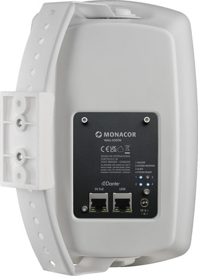 MONACOR WALL-05DTM/WS 2-Wege-Dante-Lautsprecherbox