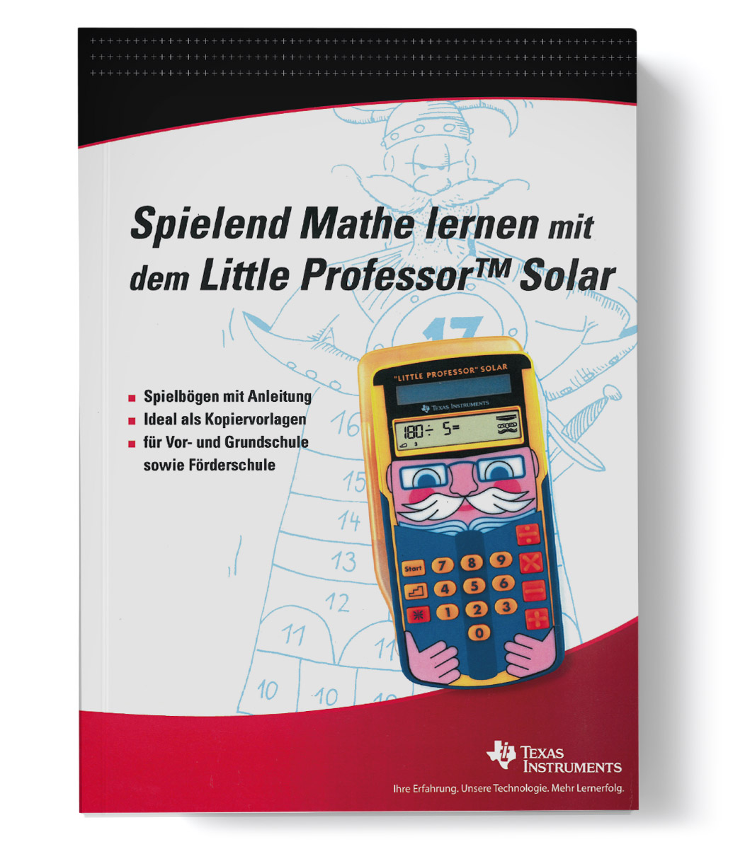 Spielend Mathe lernen mit dem TI-Little Professor Solar - Spielbögen - Kopiervorlagen - Grundschule