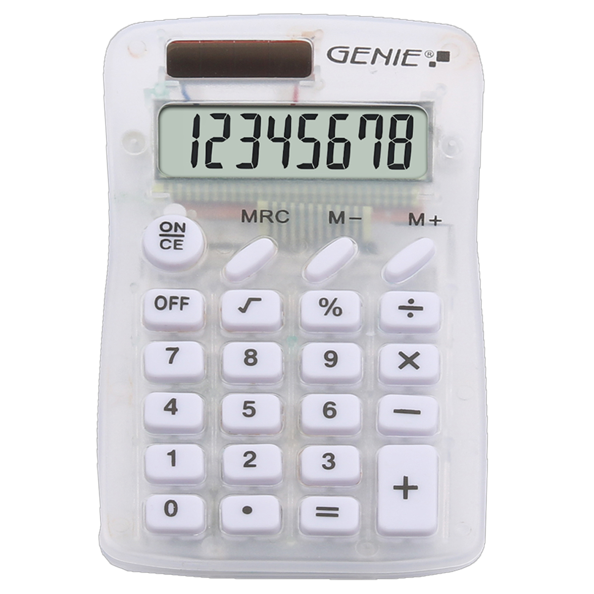 Genie 825 Taschenrechner in weiß 