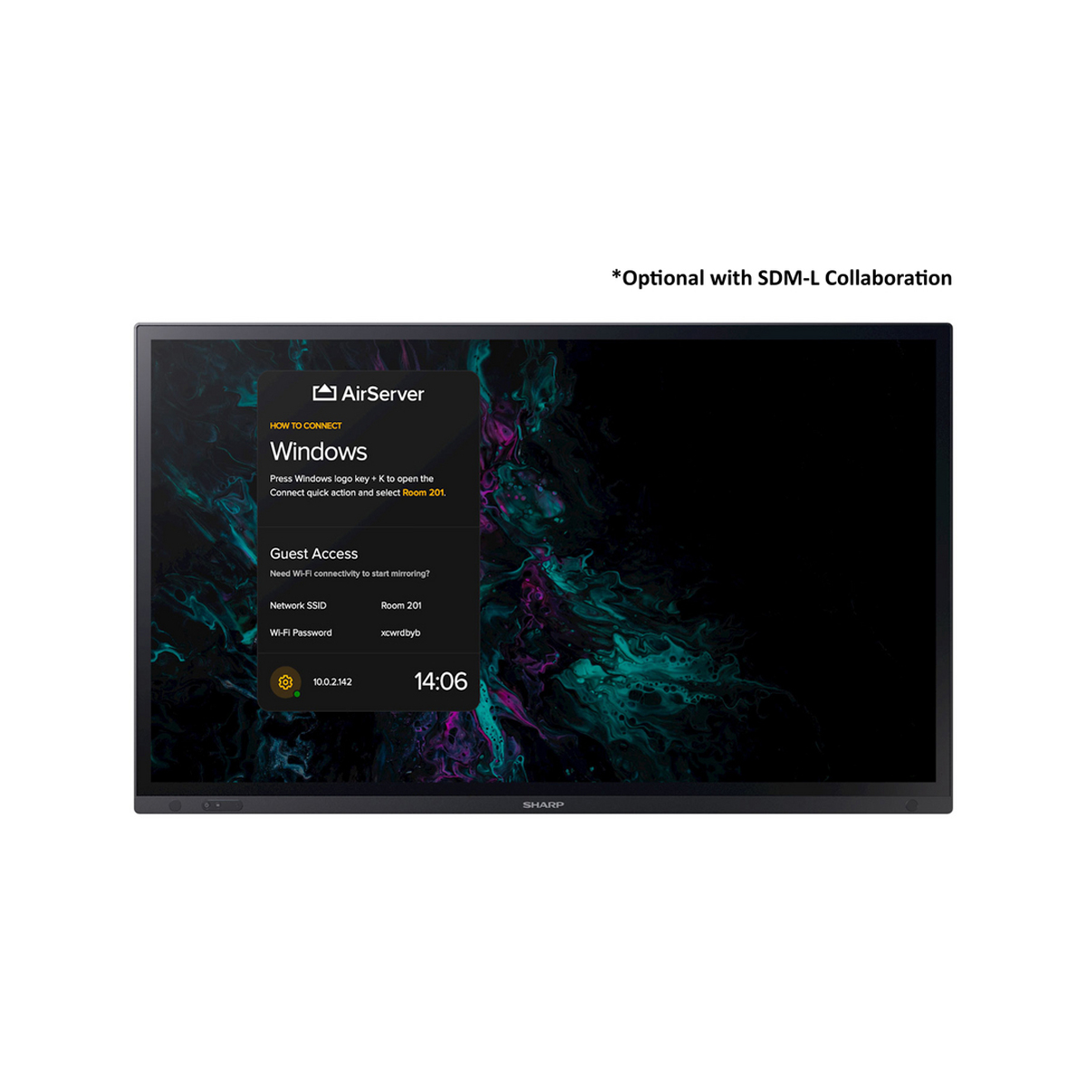 Sharp PNLA752 75" (190,5cm) InGlass-Touch-Display 4K UHD, 500 cd/m²