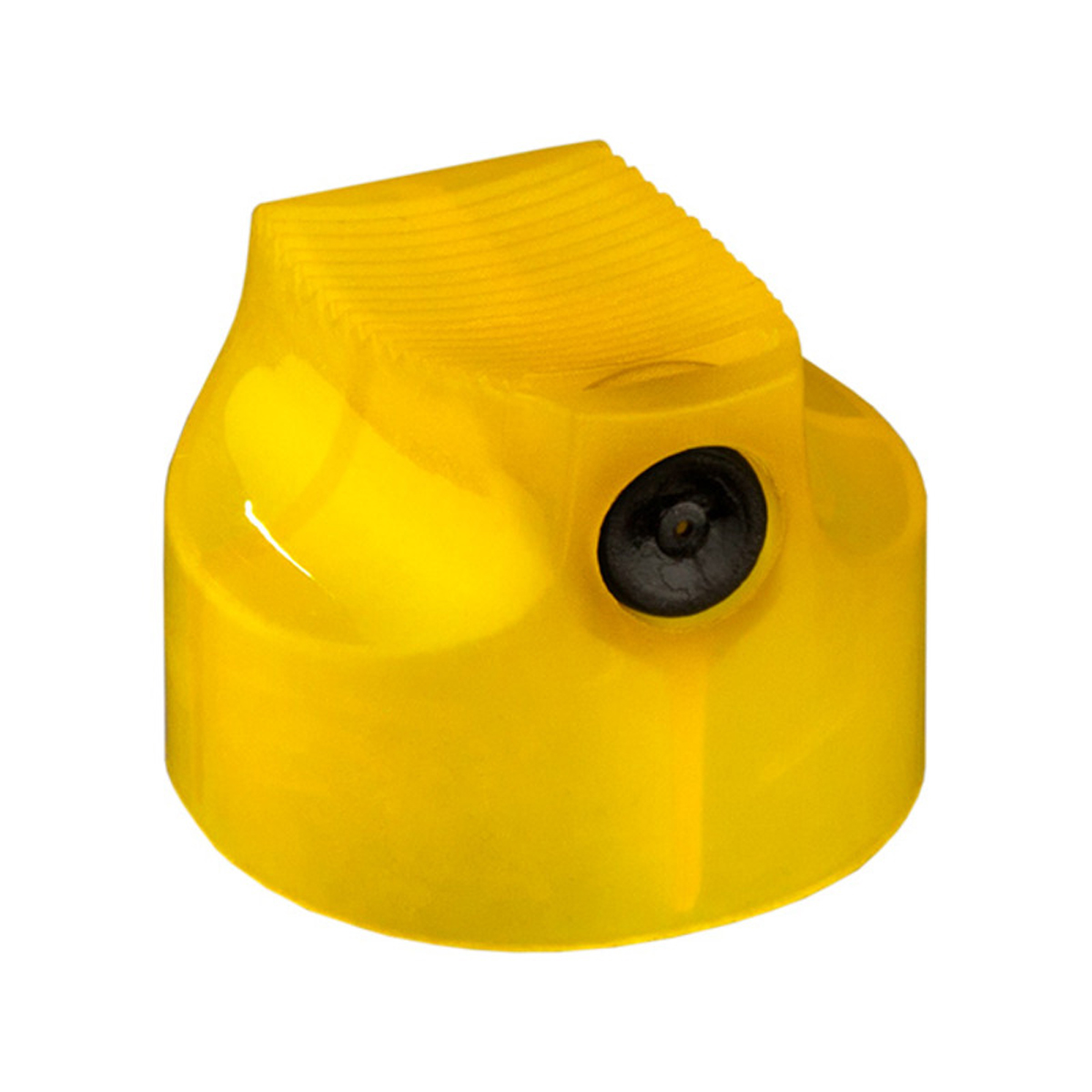 Molotow German Skinny Cap gelb/schwarz, Strichbreite 1 - 2 cm, niedriger Druck, 100 Stück 