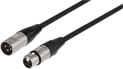 MONACOR MECR-50/SW XLR-Verlängerungskabel 0,5m