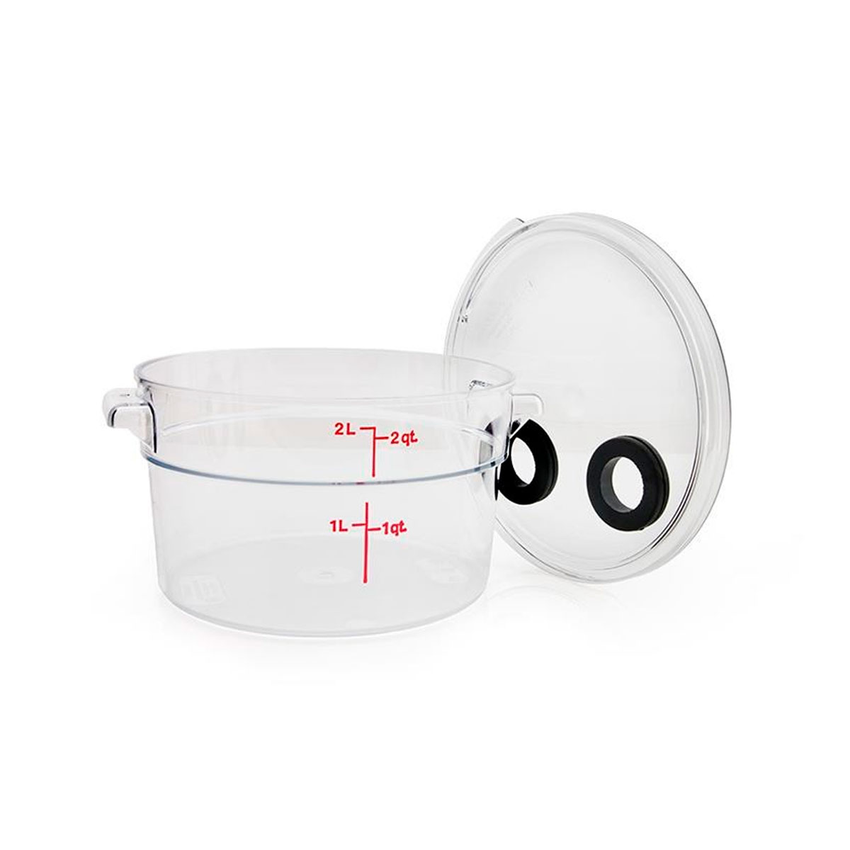 Vernier Bio-Luft-Kammer (BC-2000) aus Plexi-Glas, 2000ml, 2 Öffnungen für Sensoren inkl. Abdichtung perfekt für CO2, O2, RH, SMS, Temp, LS