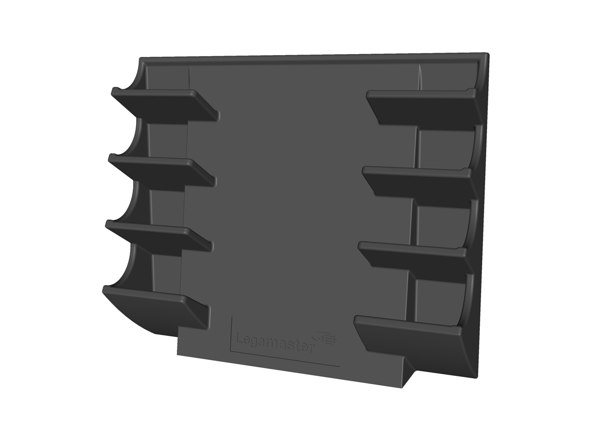 Legamaster 7-122100 Glasboard-Markerhalter, schwarz 