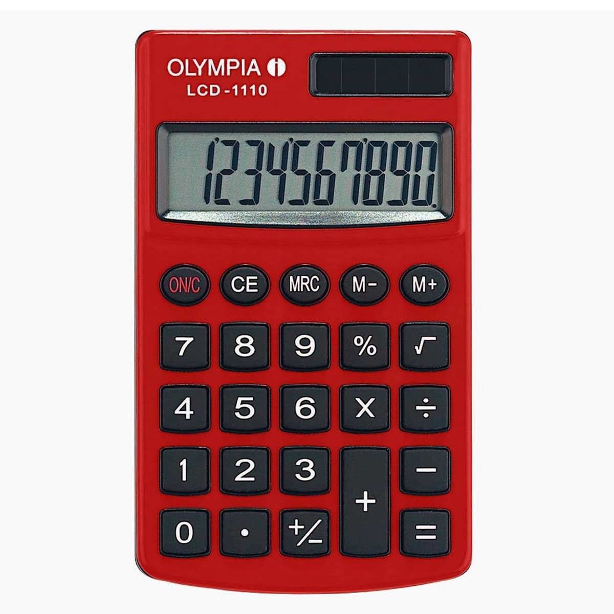 Olympia LCD-1110 Taschenrechner rot 