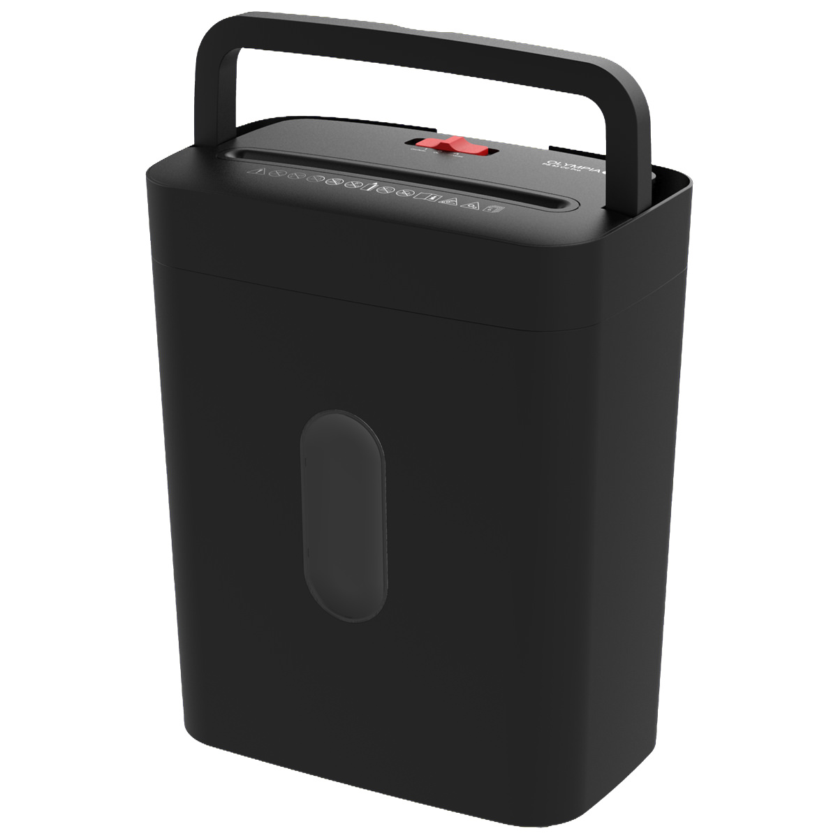 Olympia PS 53 CC Pro Aktenvernichter, schwarz, 6 Blatt, Partikelschnitt 