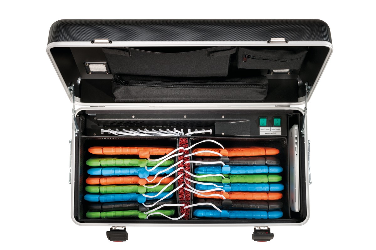 PARAPROJECT® CASE i16 EDUCOVER®+/KidsCover Charge&Sync, inkl. USB-Lightning-Kabel, schwarz