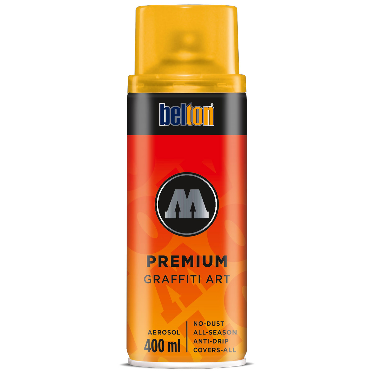 Molotow Sprühdose belton Premium Transparent 400 ml, Nr. 237, melonengelb 