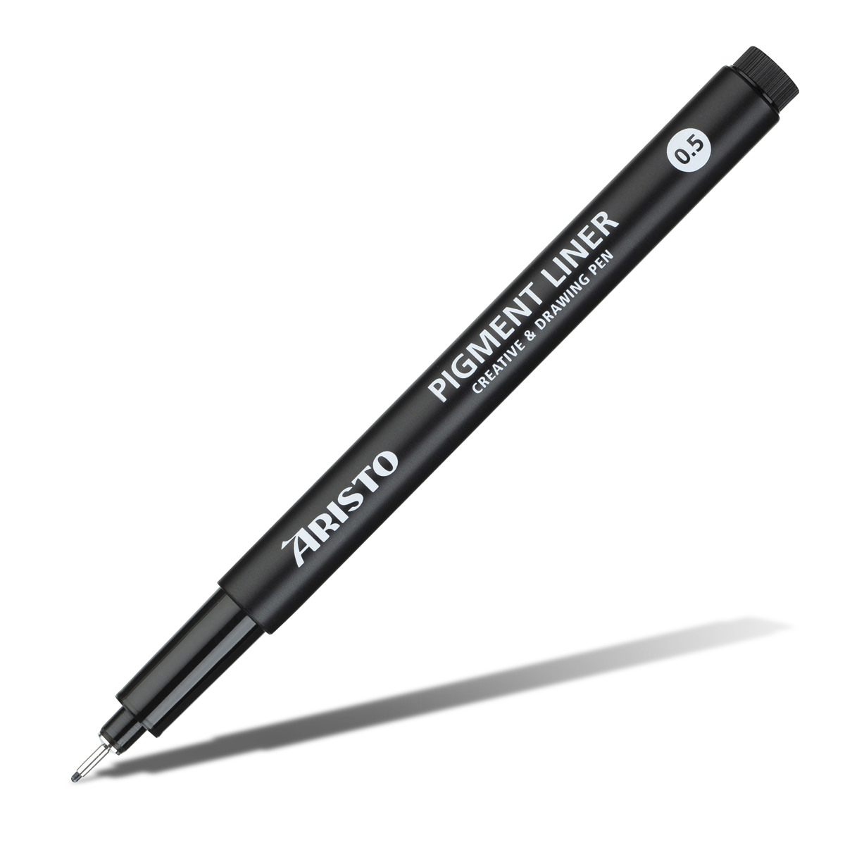 Aristo Pigment Liner 0,5 mm schwarz, licht- und wasserbeständig 