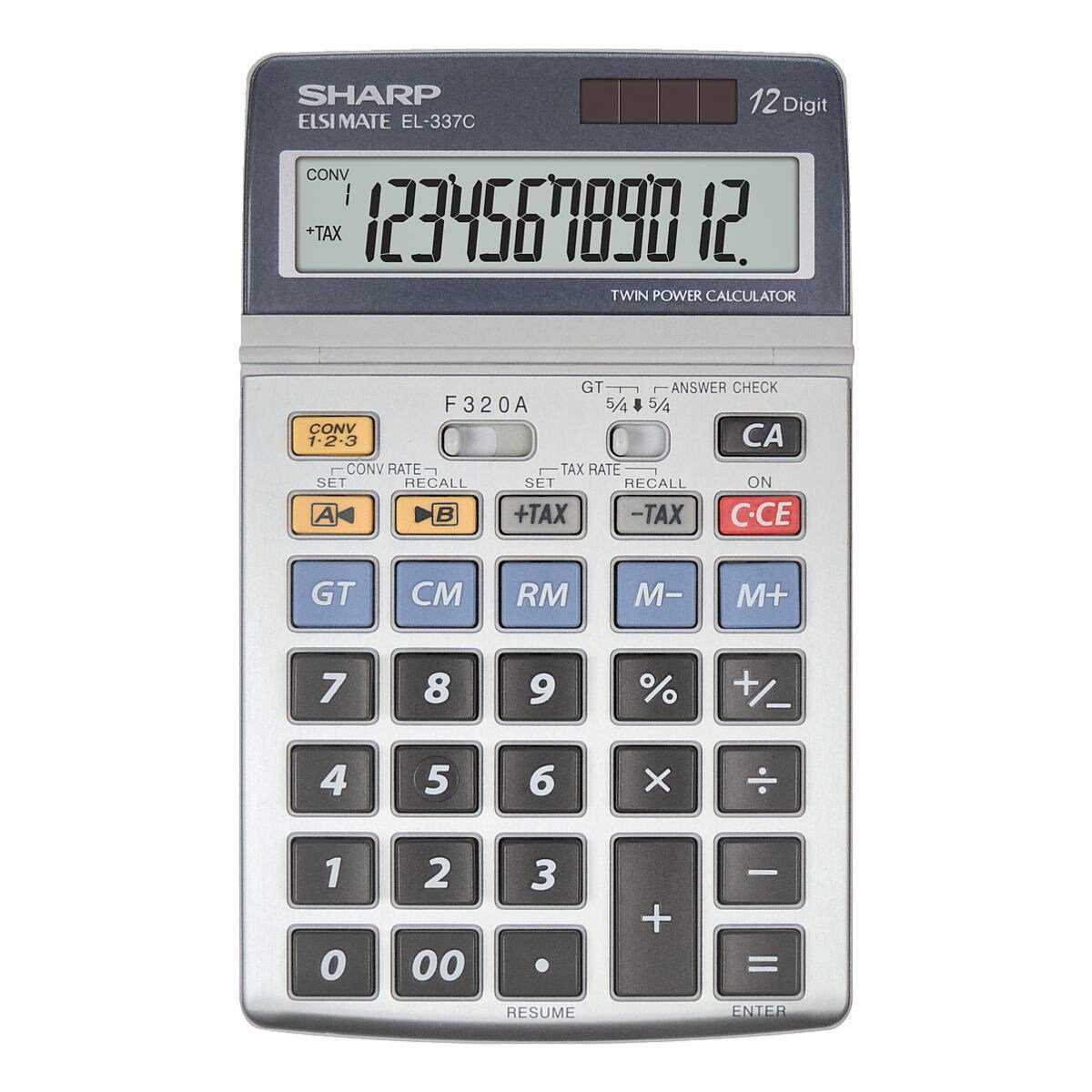 Sharp EL-337 C anzeigender Tischrechner 