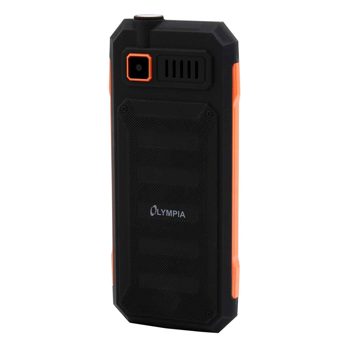 Olympia Active Outdoor Mobiltelefon schwarz/orange I Kamera I Bildkurzwahl I SOS-Taste 