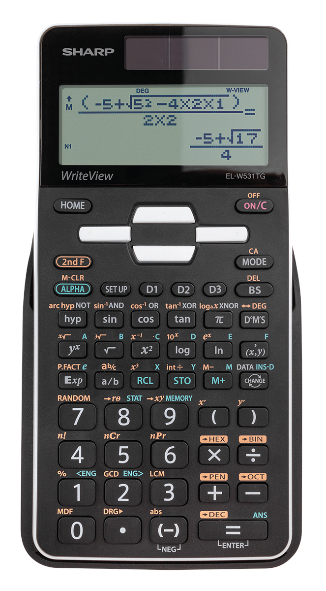 Sharp EL-W531 TG WH Schulrechner weiß 