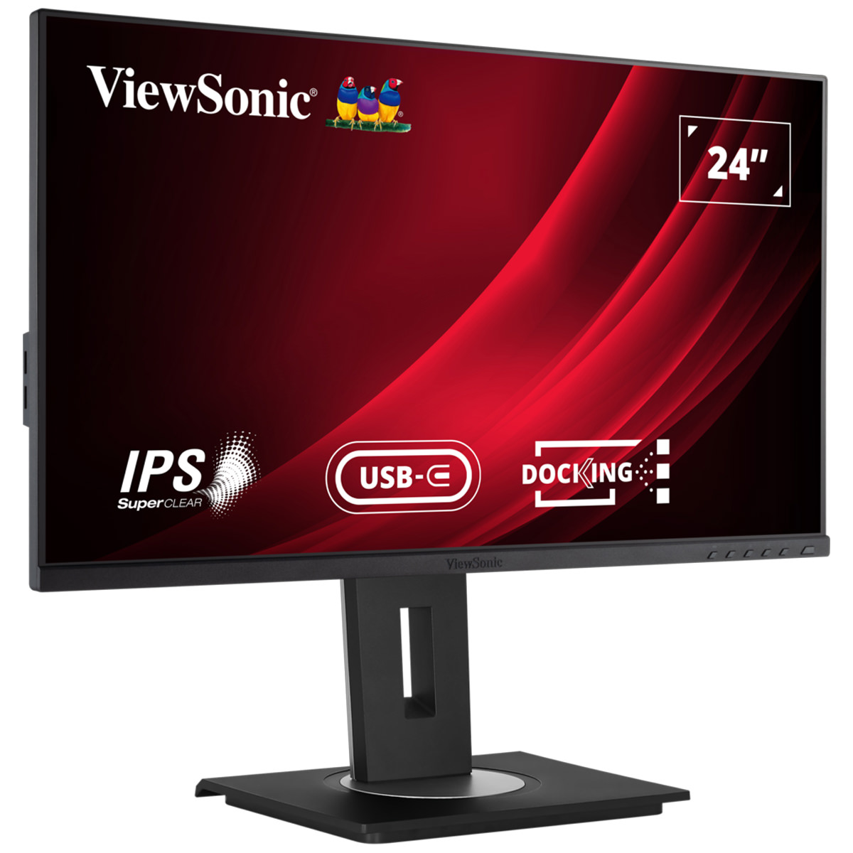 ViewSonic VG2456 24'' (61cm) Docking-Monitor mit USB Typ-C + Ethernet