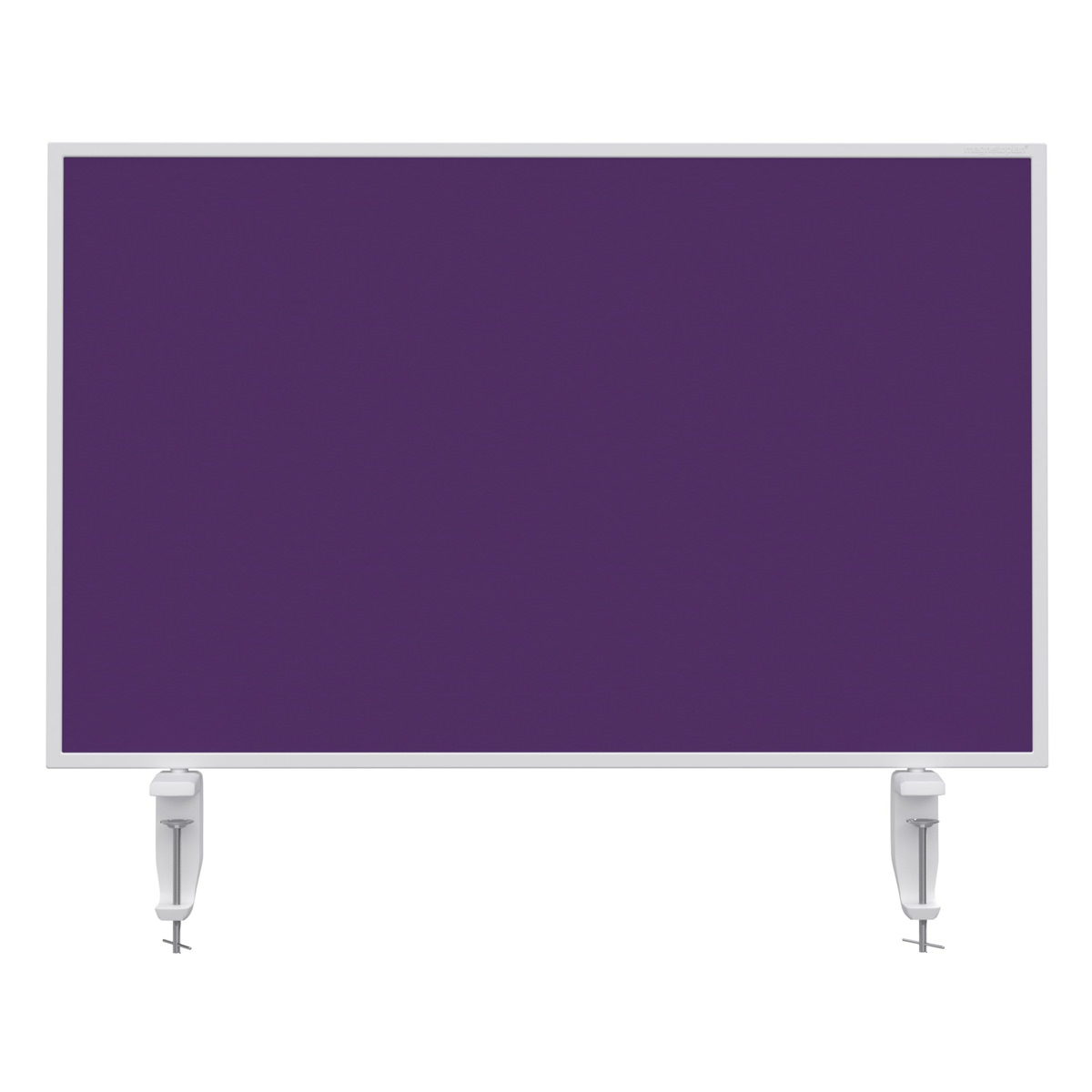 Magnetoplan 1108011 Tischtrennwand VarioPin Whiteboard/Filz Violett, 80 x 50cm