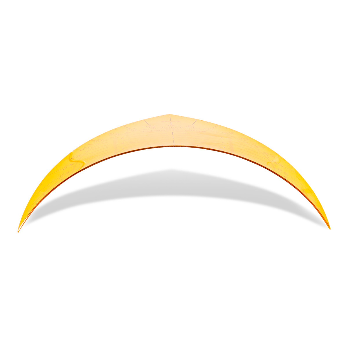 Aristo Geodreieck 16 cm orange-transp., biegsam, ohne Facette 