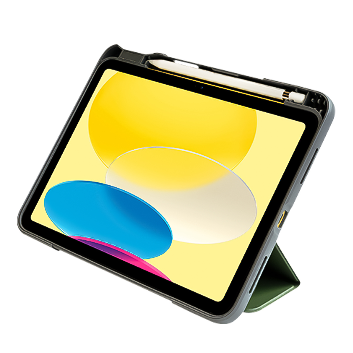 SHOCKGUARD The Ultra Folio Case waldgrün für Apple iPad A16 & iPad 10. Generation