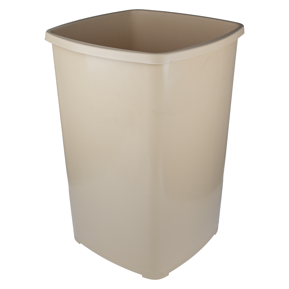 WIBO Mülleimer in beige, eckig, 45 Liter 