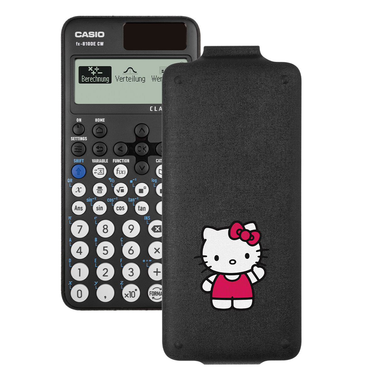 Casio FX-810 DE CW ClassWiz Schulrechner mit Hello-Kitty-Bedruckung (Motiv 09)