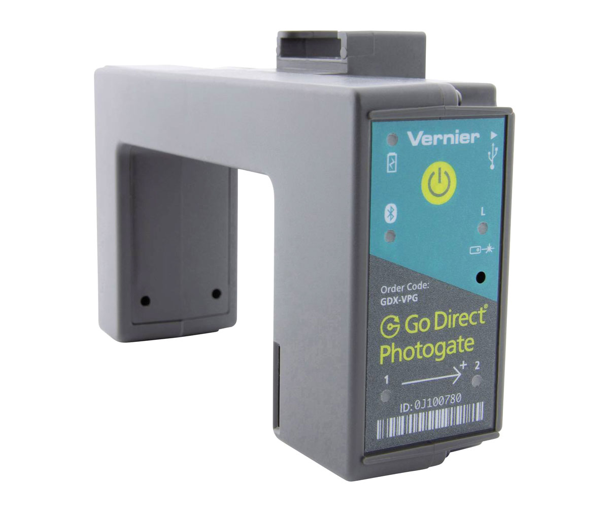 Vernier Go Direct® Lichtschranke (GDX-VPG) Photoschranke für Experimente aus der Bewegungslehre Infrarot-Lichtquelle: 880 nm, Öffnung: 77,5mm