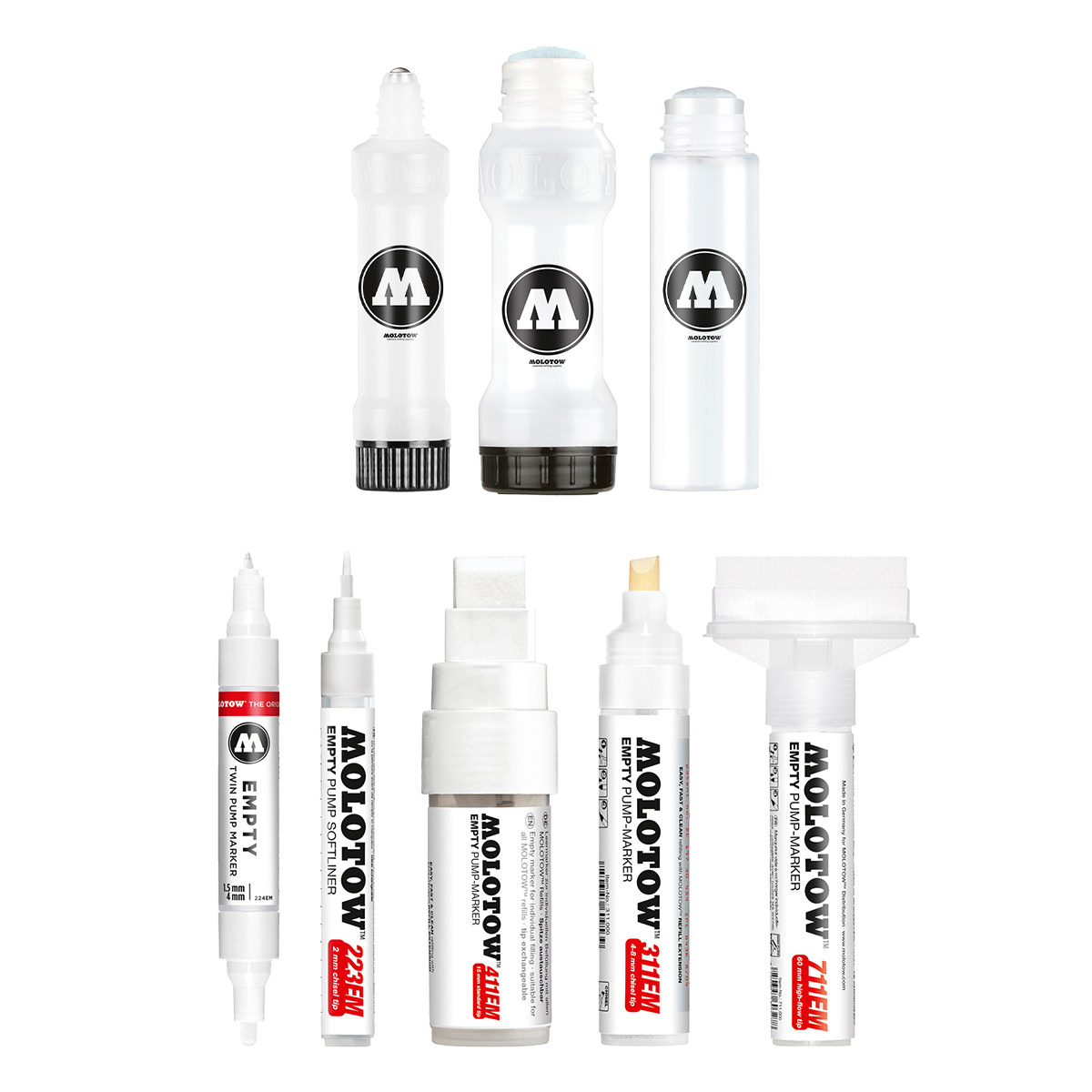 Molotow Leermarker/Leerflaschen EMPTY 