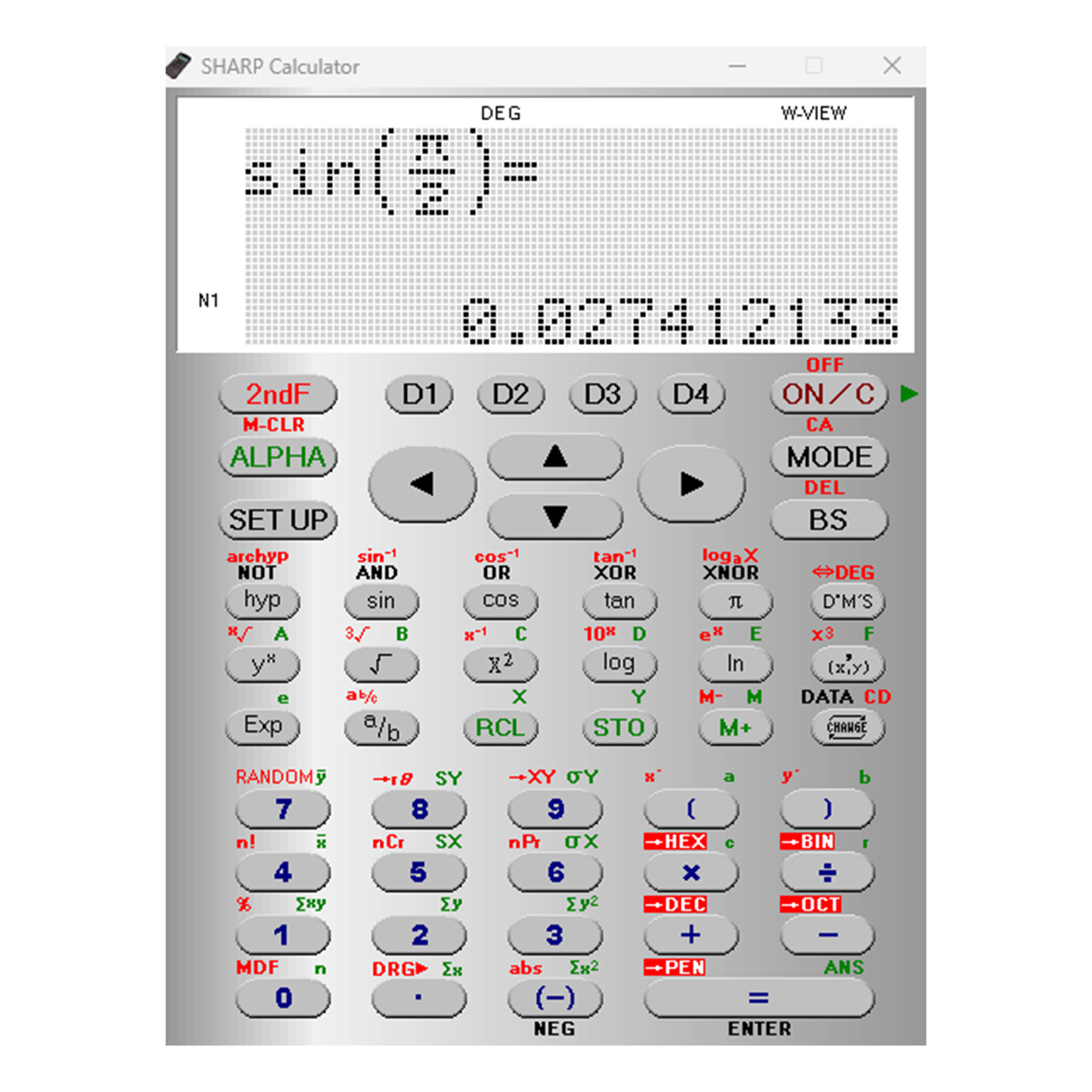 Sharp Emulator Software für die Modelle der EL-W531 Serie 