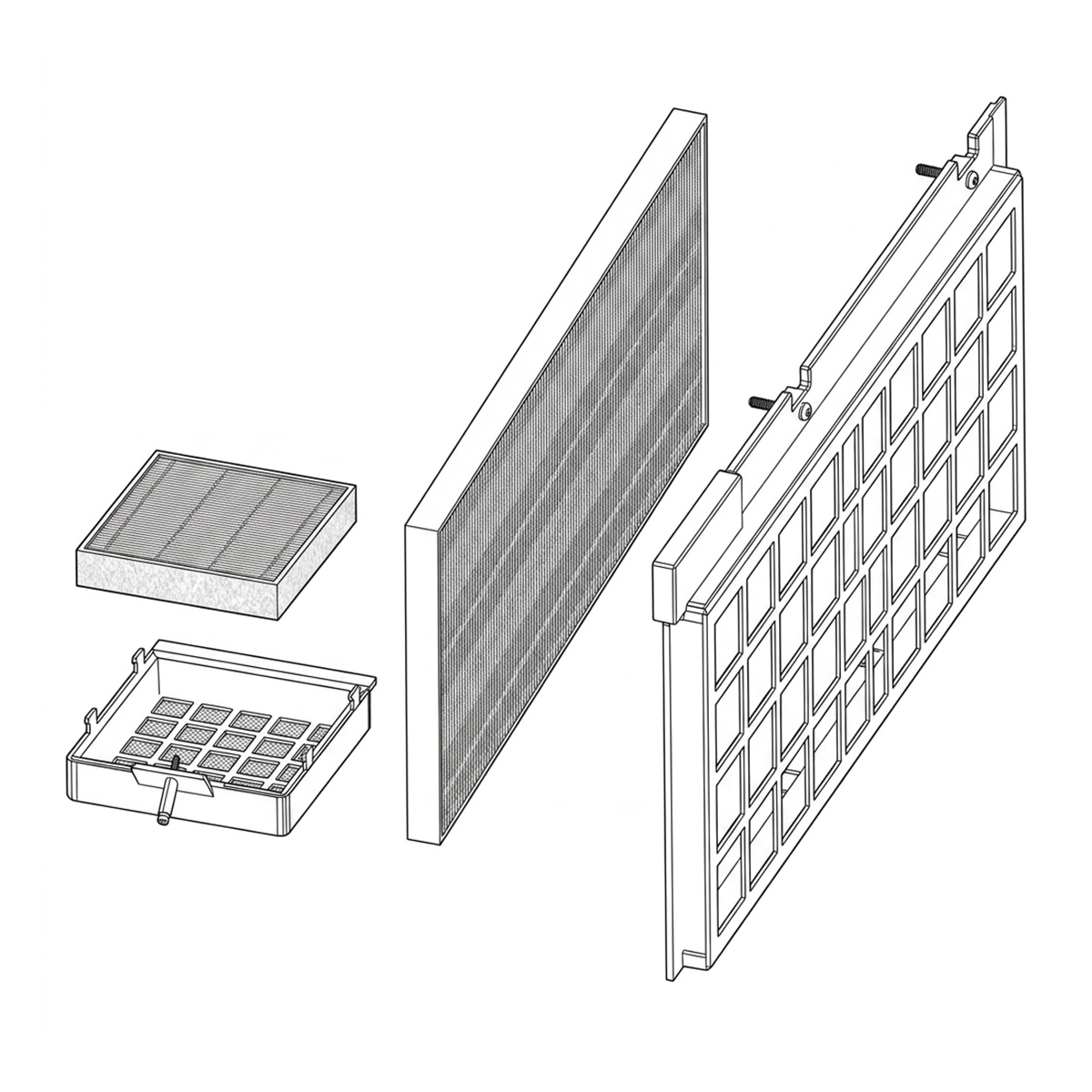 Barco G62 Luftfilter Set 
