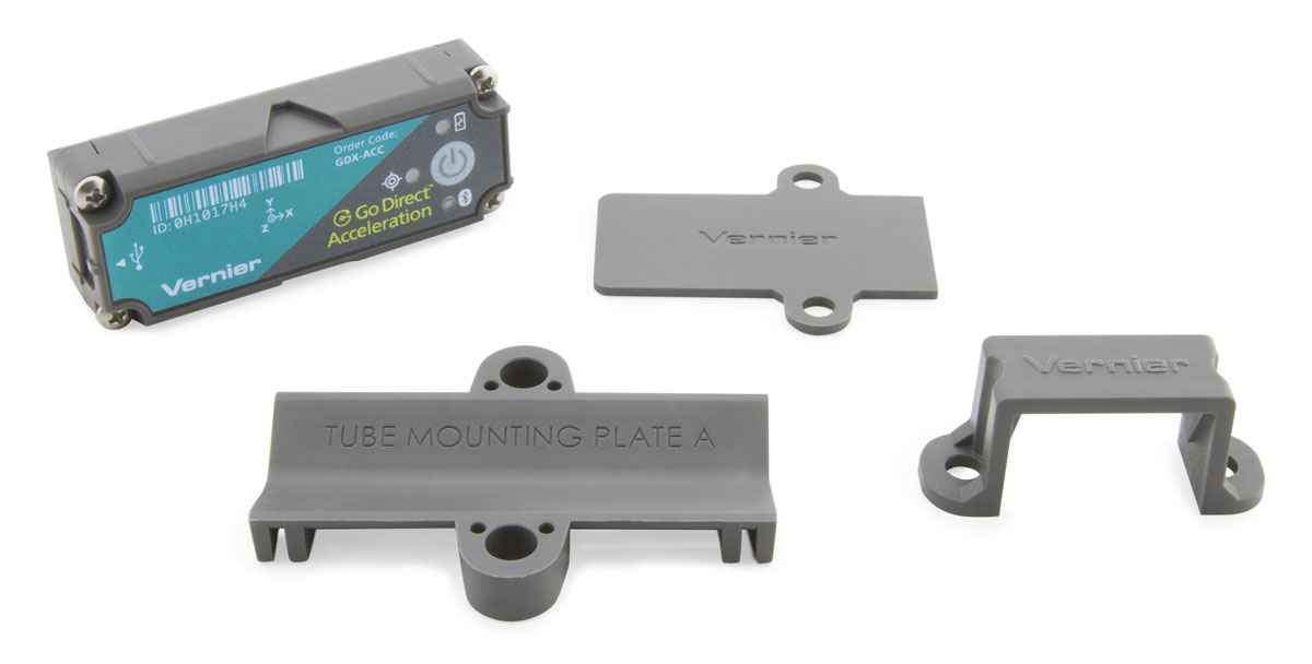 Vernier Go Direct® Beschleunigungssensor (GDX-ACC) Wireless & USB + Akku + Höhenmesser Messbereich: +/-157 & 2.000 m/s² (16 & 200g)