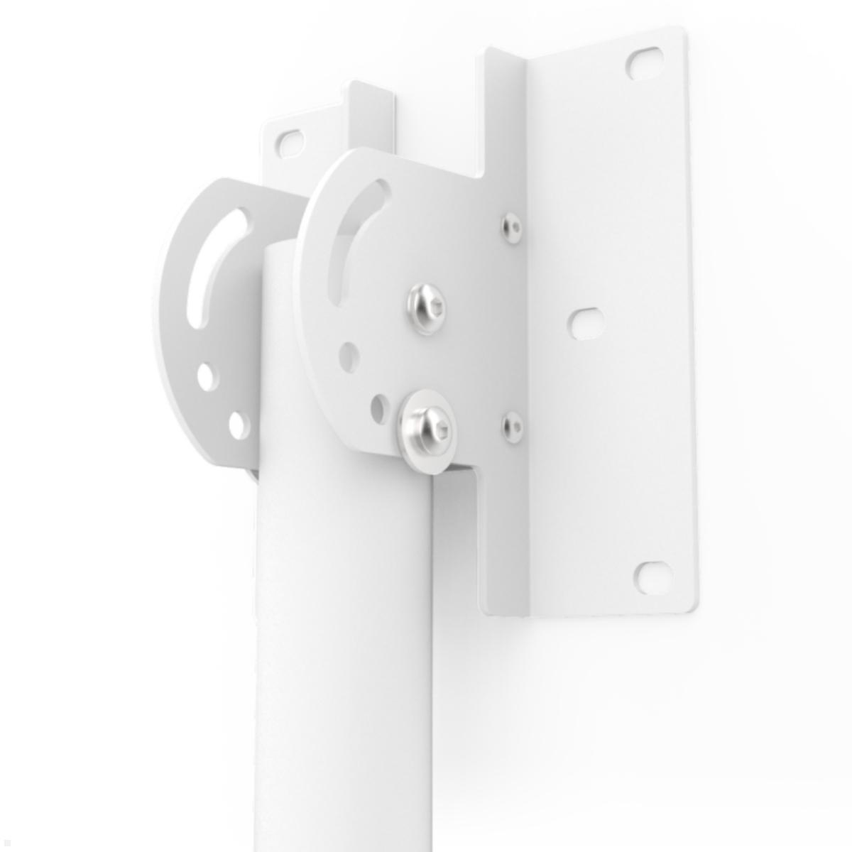 SMS Func Ceiling L Monitor Deckenhalterung quer, weiß für Digital Signage Installationen