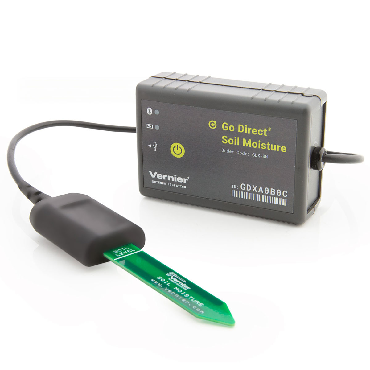 Vernier Go Direct Bodenfeuchte-Sensor (GDX-SM) Bereich: 0-45% volumetrischer Wassergehalt Temerpaturbereich: -40 - 60°C