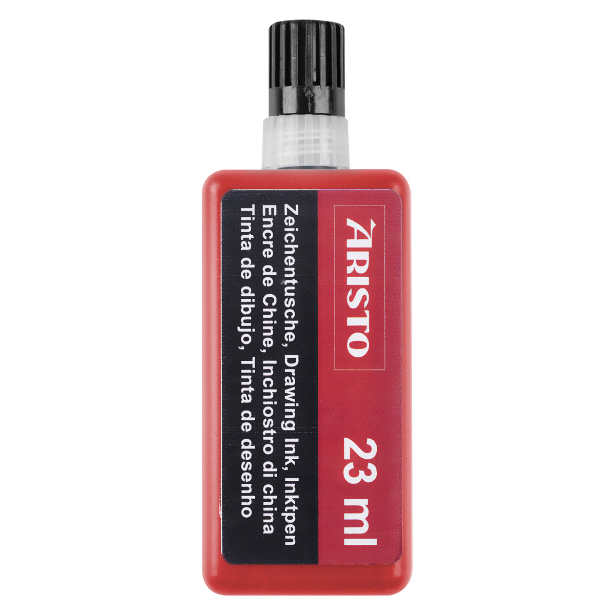 Aristo Zeichentusche 23 ml rot, hohe Deckkraft 
