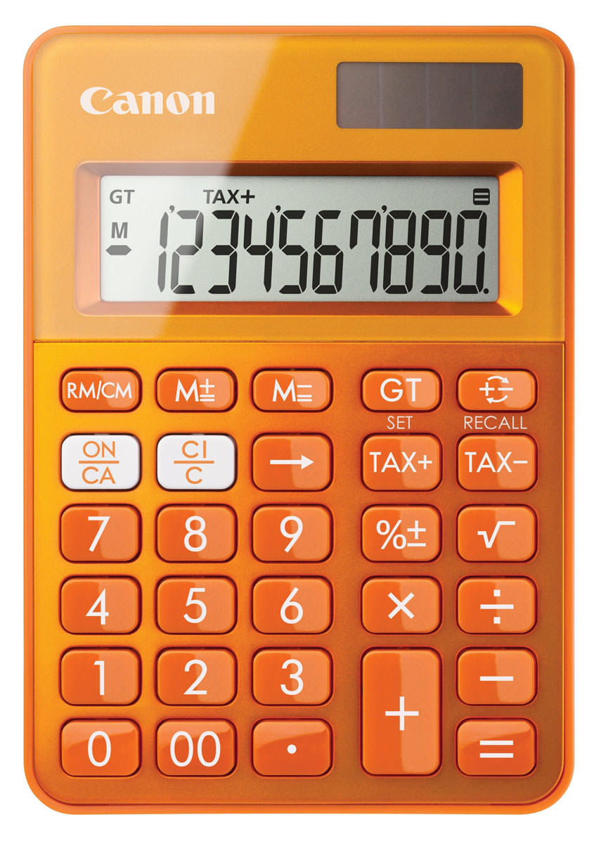 Canon LS 100K MOR Mini-Tischrechner orange 