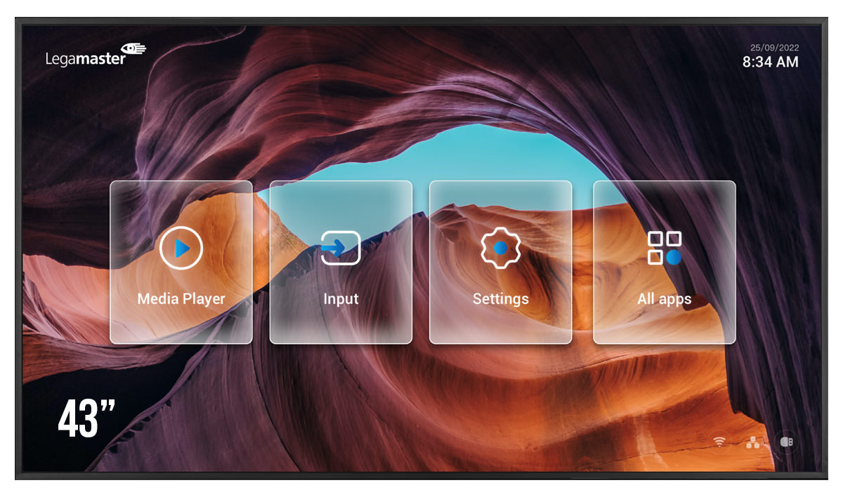Legamaster 7-805110-43-EU Discover 2, 43'' (109,2cm) non-touch-Display DIS-4310