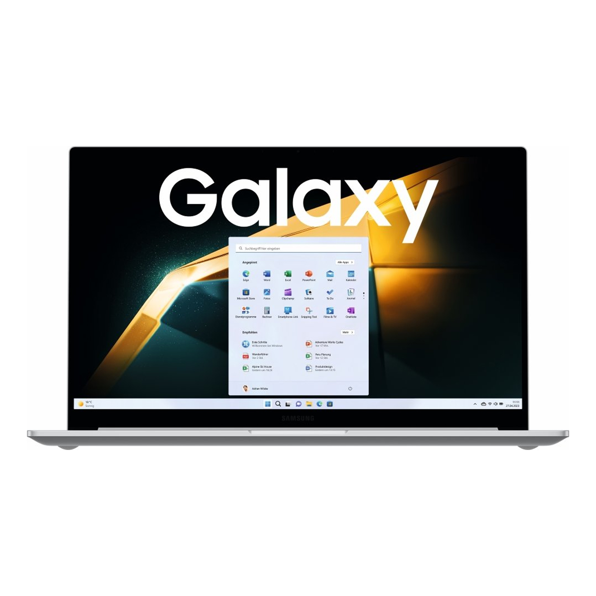 Samsung Galaxy Book4 Pro 16'' (40,6cm), Core Ultra 7 155H, Win 11 Pro, Intel Arc Graphics, 512 GB NVMe SSD, 32 GB RAM, Evo, Platinum Silver