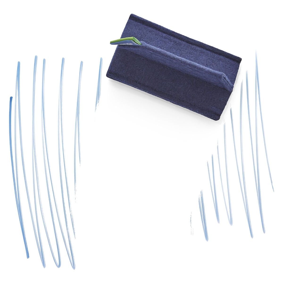 Magnetoplan 1228814 magnetoWipe ecoAware blau 