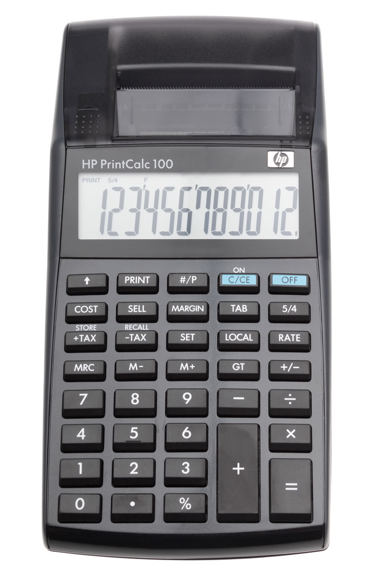 HP-PrintCalc 100 druckender Tischrechner 